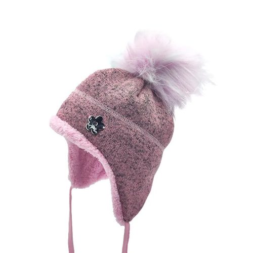 Téli megkötős gyerek sapka - majka