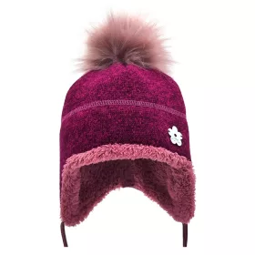 Téli megkötős gyerek sapka - majka