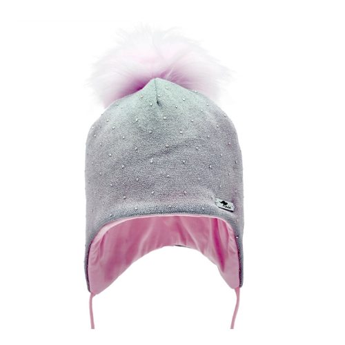 Téli megkötős gyerek sapka - kajka