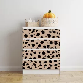 IKEA MALM bútormatrica - leopárdfoltok