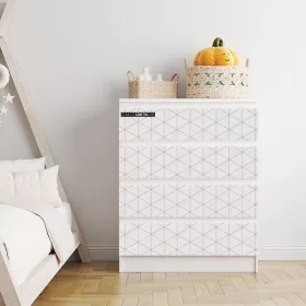 IKEA MALM bútormatrica - izometrikus háló
