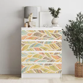 IKEA MALM bútormatrica - absztrakt levélhullámok