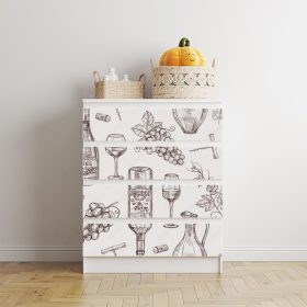 IKEA MALM bútormatrica - borozás