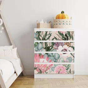 IKEA MALM bútormatrica - virágzó protea