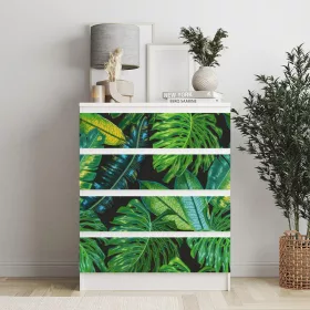 IKEA MALM bútormatrica - pozsgás levelek