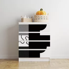 IKEA MALM bútormatrica - absztrakt mozaik