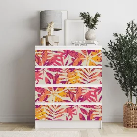 IKEA MALM bútormatrica - nyári levelek