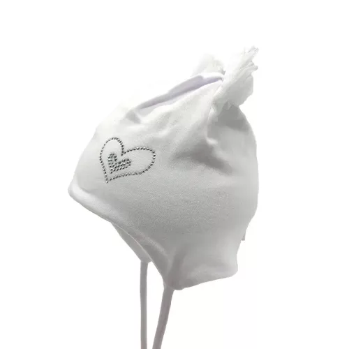 Átmeneti megkötős sapka - ajs heart