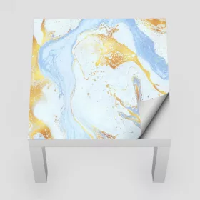 IKEA LACK asztal bútormatrica - aranykék festék