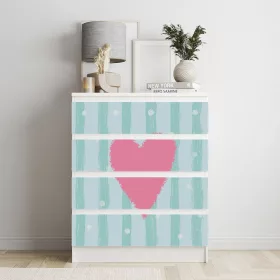 IKEA MALM bútormatrica - szív