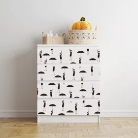 IKEA MALM bútormatrica - ejtőernyős