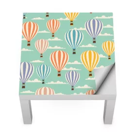   IKEA LACK asztal bútormatrica - hőlégballonos kirándulás