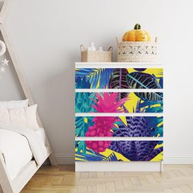 IKEA MALM bútormatrica - rózsaszín ananász