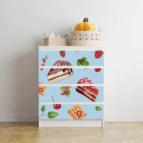 IKEA MALM bútormatrica - édességek