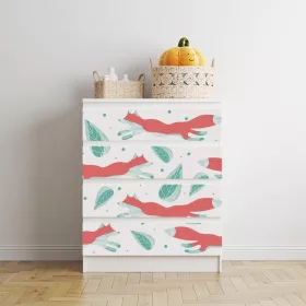 IKEA MALM bútormatrica - rókafutás