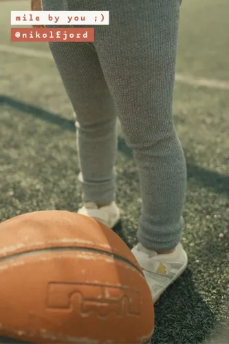 Szürke gyerek kantáros kamásli - bambusz