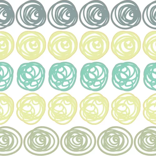 Gyerekszoba falmatrica - Firkált pöttyök